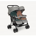 Passeggino Gemellare Joie Aire Twin Pebble con Parapioggia