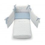 Completo Piumone Azzurra Design Contact Bianzo/Azzurro