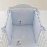 Completo Piumone Lettino Sfilabile Nanan Puccio "Sei la mia stella" Azzurro 4pz