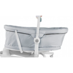 Forro Textil para Cuna Hamaca Chicco Baby Hug 4 en 1 Standard Grey Lux