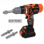 Trapano/Avvitatore Giocattolo Smoby Black + Decker
