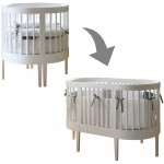 Lettino Pali Lab 03 Bianco + Kit Trasormazione con Materassi