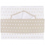 Juego de S&aacute;banas Bordadas Andy & Helen para Minicuna Maxi F1 Stelle Beige