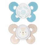 Chicco Physio Comfort Chupete Silicona 2uds Azul Claro Beige 6-16m