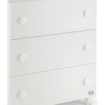 Set Pomelli Pali per Cassettiera Fasciatoio Bianco