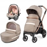 Cochecito de bebe trio Leblon Burigotto 3 piezas