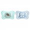 Succhietto Chicco Physio Forma Light Silicone 2 pz Azzurro 6-16 m