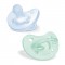 Gommotto Chicco PhysioForma Soft Silicone 2-6m Azzurro 2Pz