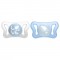Succhietto Chicco Physio Forma Micrò Blu Silicone 2 pz 0-2 m