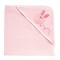Accappatoio Chicco Quadrato in Spugna Simpatico Coniglietto 0m+ Rosa