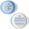 Set Piatti Chicco Baby's Dish Set Azzurro 2 pz