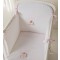 Completo Piumone Lettino Sfilabile Nanan Puccio Star Rosa 4pz