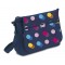 Borsa Maternità Joyello Comoda Blu Navy Pois Colorati