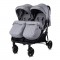Silla de Paseo Gemelar Lorelli DUO black con bolso