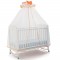 Velo Billo e Pallina Tulle Bianco Sbiego Arancio