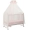 Velo Billo e Pallina Tulle Bianco Sbiego Rosa