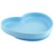 Piatto Chicco in Silicone Cuore Azzurro