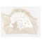 Set Lenzuola Andy & Helen per Lettino Ricamato D50 3 pz Panna