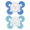 Chicco Physio Comfort Chupete Silicona 2pcs Azul Celeste 6-16m
