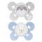 Chicco Physio Comfort Chupete Silicona 2pcs Beige Celeste 0-6m