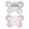 Chicco Physio Comfort Chupete Silicona 2pcs Beige Rosa 0-6m