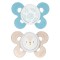 Chicco Physio Comfort Chupete Silicona 2uds Azul Claro Beige 6-16m