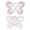 Chicco Physio Comfort Chupete Silicona 2pcs Rosa Blanco 0-6m