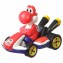 Macchinina Mattel Hot Wheels Mario Kart Red Yoshi