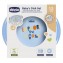 Set Piatti Chicco Baby's Dish Set Azzurro 2 pz