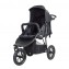 Knorr-baby  rueda De Coche Deportivo Joggy Novo Active Color Negro