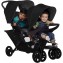Passeggino Gemellare Graco Stadium Black Grey