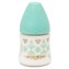 Biberon Suavinex 150ml Silicone Flusso Lento +0m Couture Verde