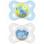 Succhietti Mam Original 2-6m Silicone Giallo/Azzurro