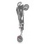 Passeggino Maclaren Techno XLR Charcoal Silver