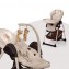 Hauck Sit'n Relax Trona Con Bandeja Y Cesto Convertible En Mecedora Para Bebé Color Beige