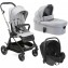 Trio Chicco One4Ever Light Silverleaf con Seggiolino Auto Kory Black