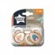 Tommee Tippee Set 02 Succhietti Moda 6-18 mesi in silicone Rosa decorato