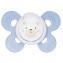 Succhietto Chicco Physio Comfort Caucciù Orsetto Bianco Celeste 0-6m