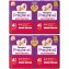 Kit Bipack Pannolini Pampers Progressi Mutandino 8-15 Kg Misura 4 MAXI - 2 Bipack da 19+19 pz (76pz)