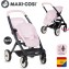 Smoby MaxiCosi Passeggino Gemellare Rosa per Bambole