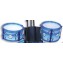 Batteria Metallizzata Bontempi 6 Elementi con Sgabello e Bacchette Blu