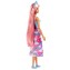 Bambola Barbie Dreamtopia Chioma Rosa con Spazzola
