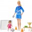 Bambola Barbie Allenatrice di Calcio