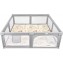 Box Recinto Innovaciones MS Parco Giochi XXL + Tappeto da Gioco 180 x 200 cm Giraffa Auto