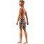 Bambola Barbie Ken Beach Bionda Costume Geometrico