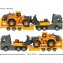 Camion con Rimorchio Ruspa Majorette Volvo Truck + Wheel Loader