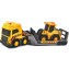 Camion con Rimorchio Escavatore Dickie Toys by Simba Volvo Truck Team