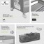 Lettino da Viaggio Co-Sleeping Lorelli UP and DOWN Cool Grey