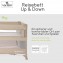 Lettino da Viaggio Co-Sleeping Lorelli UP and DOWN Fog Beige