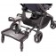Pedana con Sedile Lascal Buggyboard Maxi Universale per Passeggino Grigio